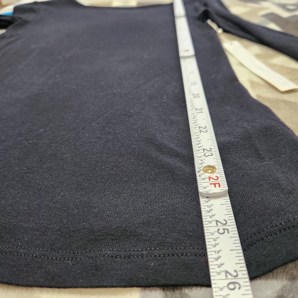 Caslon Top Size Small Black Nordstrom Casual Top - Picture 4 of 12